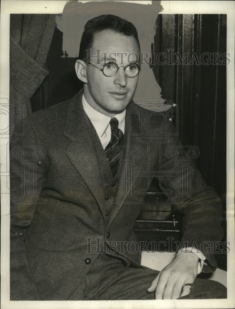 1938 Press Photo George Munger, to Succeed Harvey Harman as PA Coach - neo21703- Historic Images