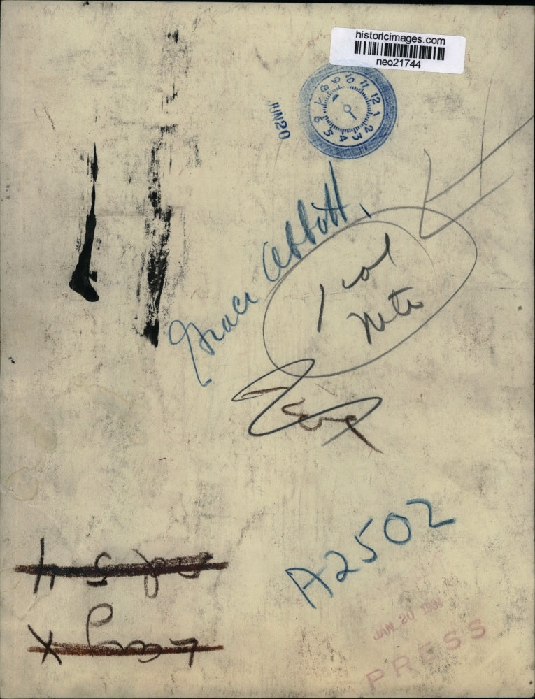 1934 Press Photo Grace Abbott - neo21744