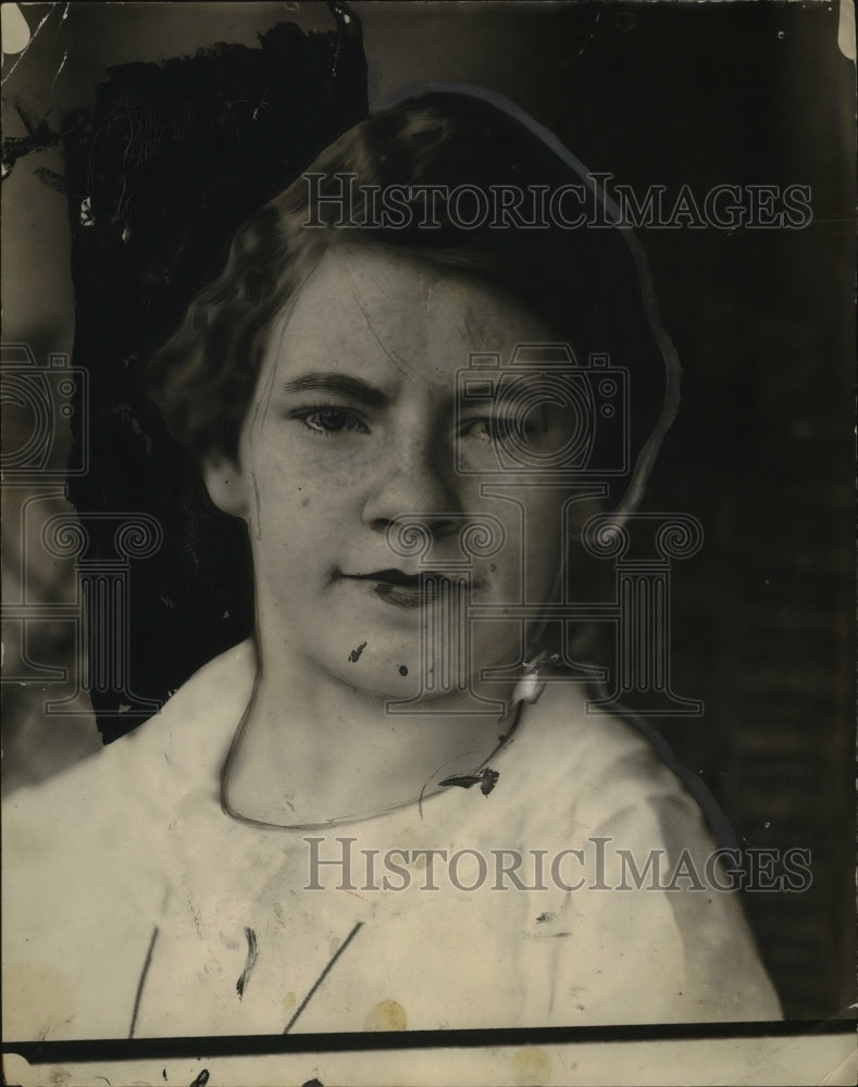 1923 Press Photo May Hunt Portrait - neo21766