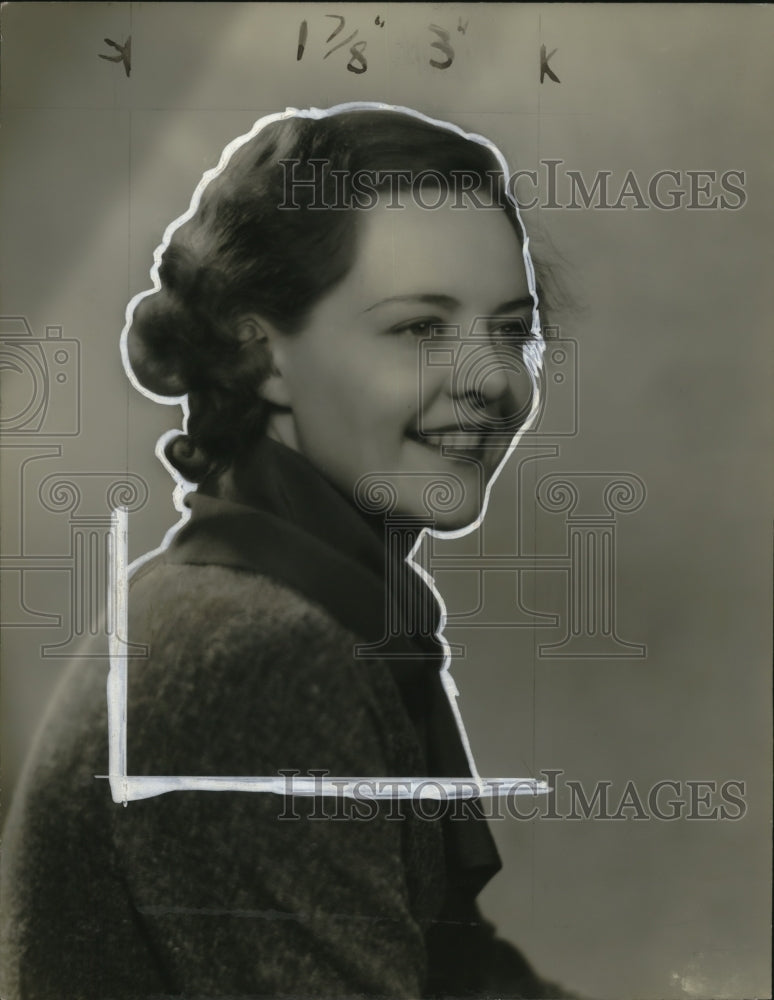 1937 Press Photo Daphne Warren Wilson as Betty Findon in "Ten Minute Alibi"