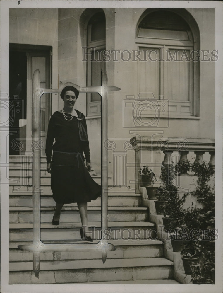 1928 Press Photo Senorita Castellanos to marry Madques de Estelle - neo21963