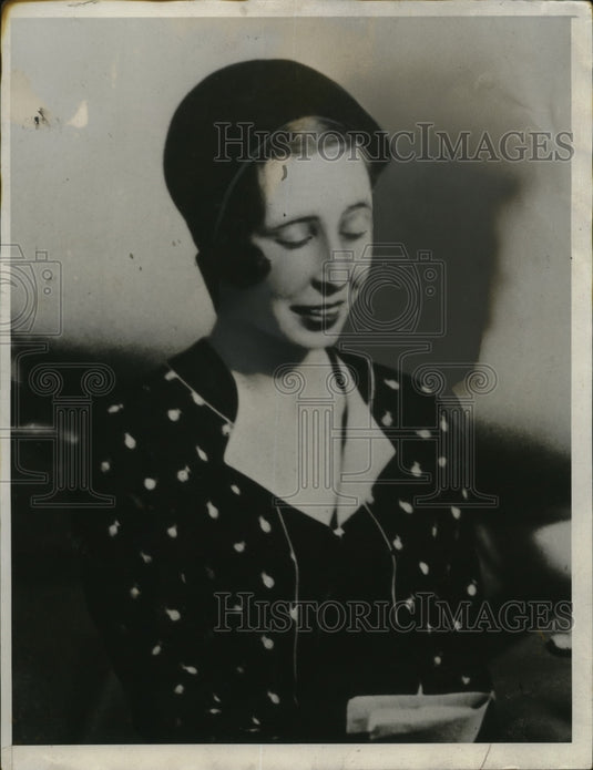 1935 Press Photo Mrs. Winnie Mayfair - neo22033