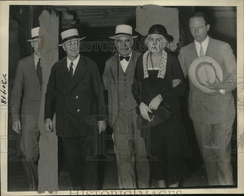 1933 Press Photo Joseph W. Harriman committed to Bellevue Hospital for Sanity