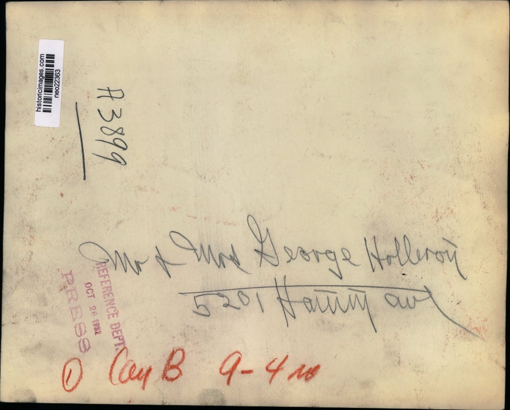 1932 Press Photo Mr & Mrs George Holleroy - neo22363