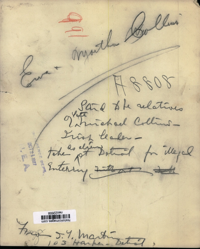 1927 Press Photo Eva & V. Collins - neo22658