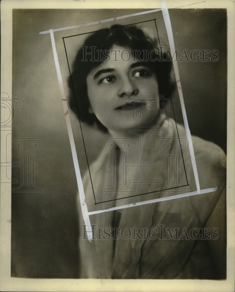 1928 Press Photo Theresi Prochazka Soprano - neo22700