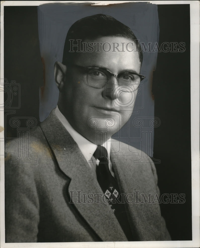 1955 Press Photo Alec Longbridge of Cleveland Ohio - neo22757