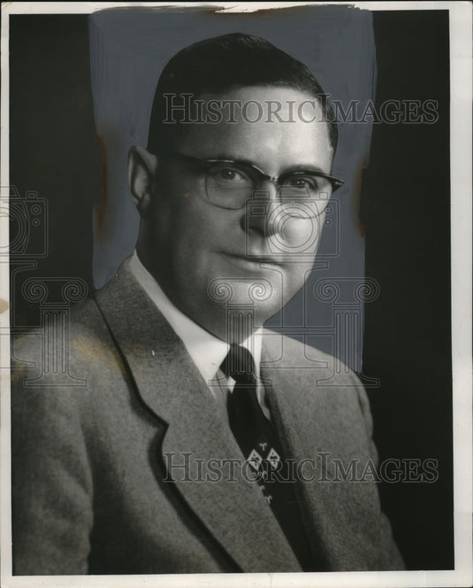 1955 Press Photo Alec Longbridge of Cleveland Ohio - neo22757