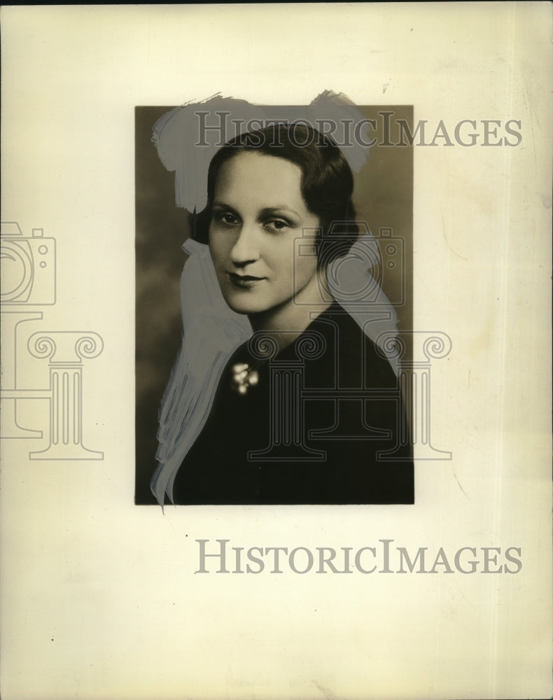1935 Press Photo Mrs. Sol Gitson - neo22766