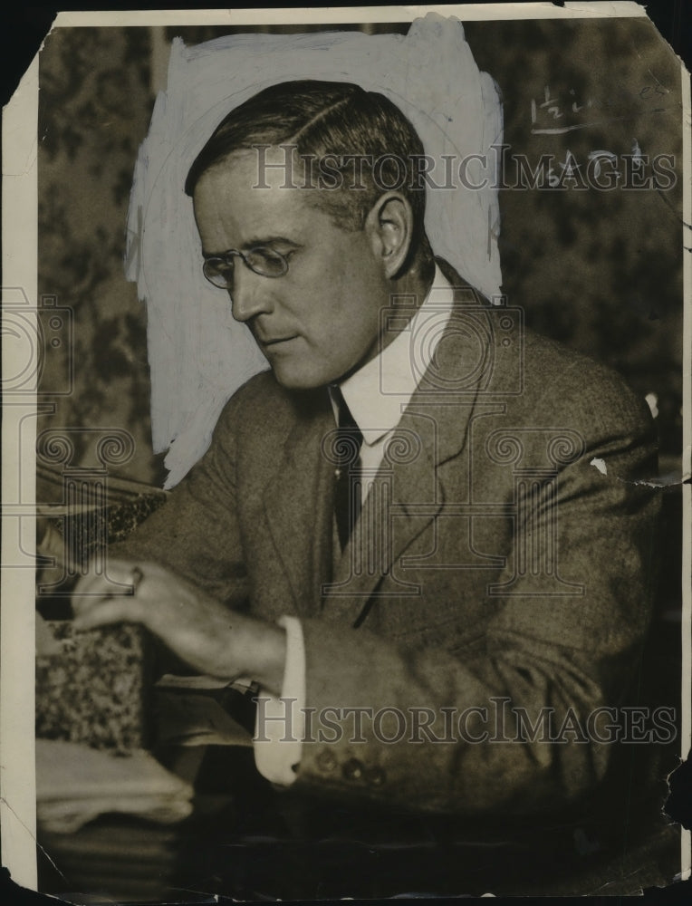 1922 Press Photo Capt. Arthur F. Gosby Sec. to Roosevelt Natl Republican Comm.