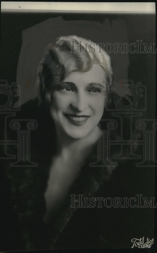 1930 Press Photo Dot Oatman (Ms. Cook) - neo22819