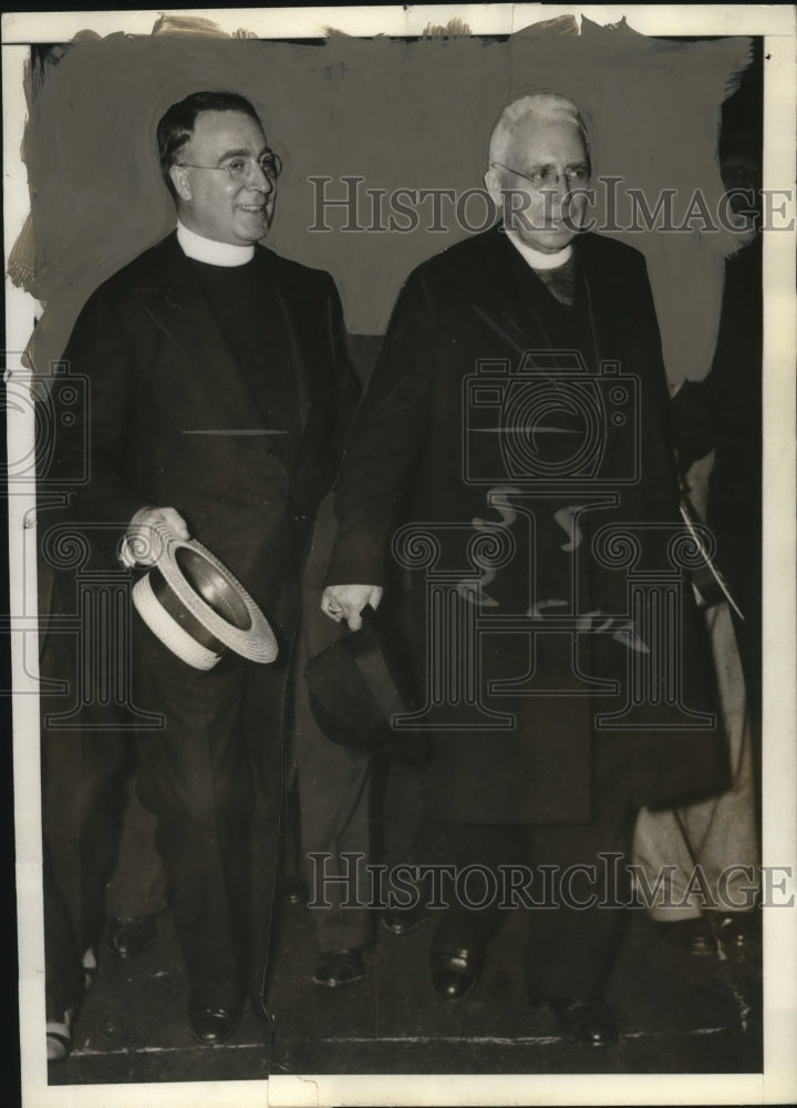 1937 Press Photo Clergymen - neo22932