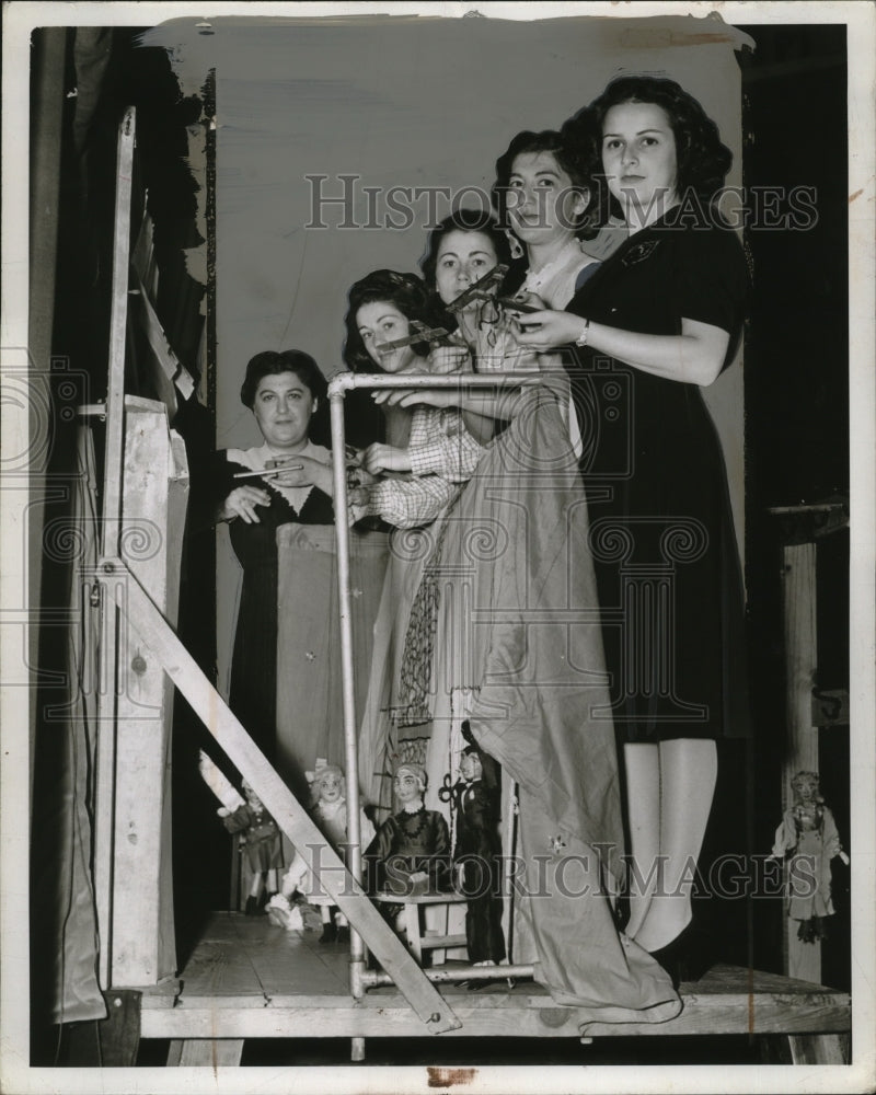 1941 Press Photo Mrs. Dan Hayman, Mrs. Joseph Rosesweig, Mrs. H. Wilkoff