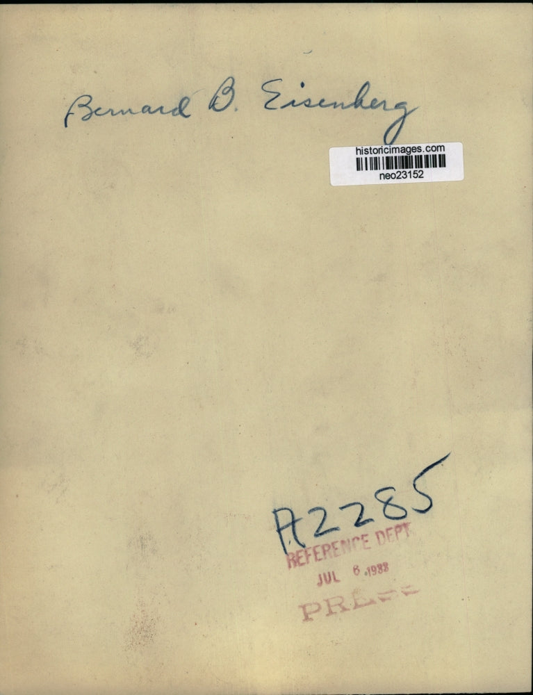 1933 Press Photo Bernard B. Eisenberg - neo23152