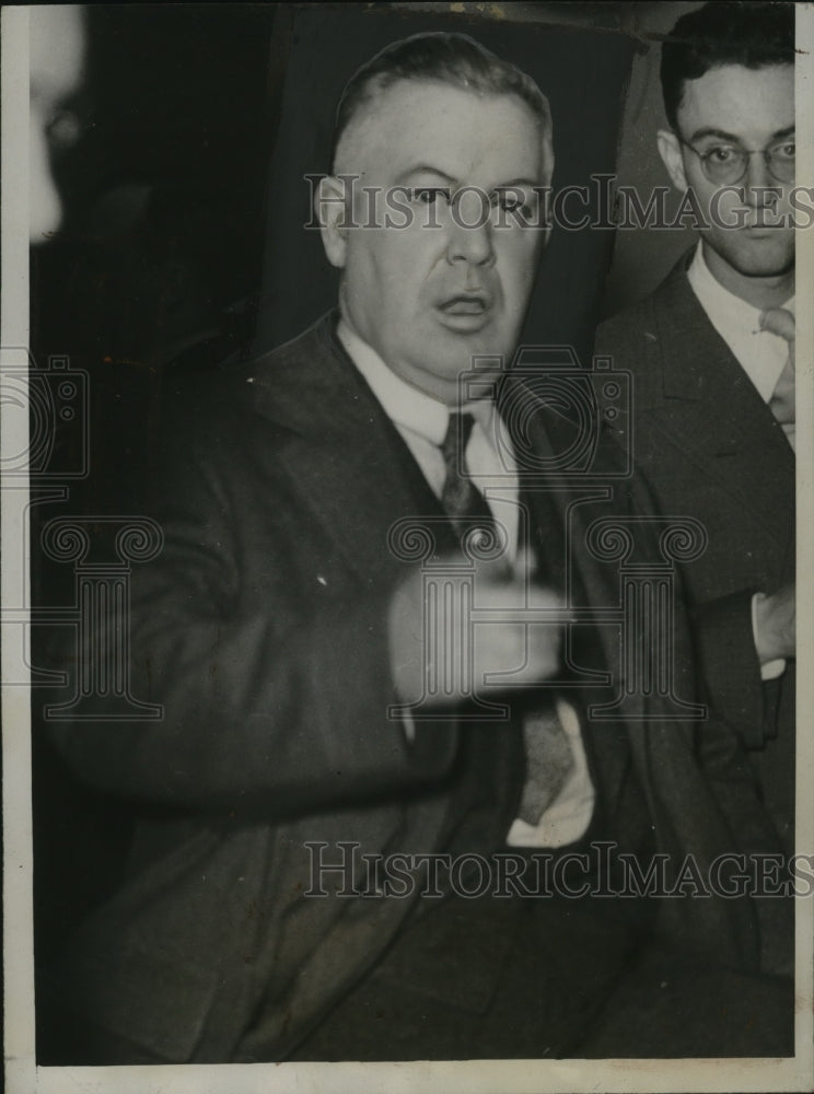 1934 Press Photo Philip Delaney "Passed" ransom money for boss McLaughlin