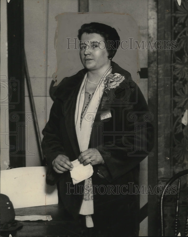 1928 Press Photo Mrs. Anna Mondell Woman in W. Pennsylvania Coal Field Leader