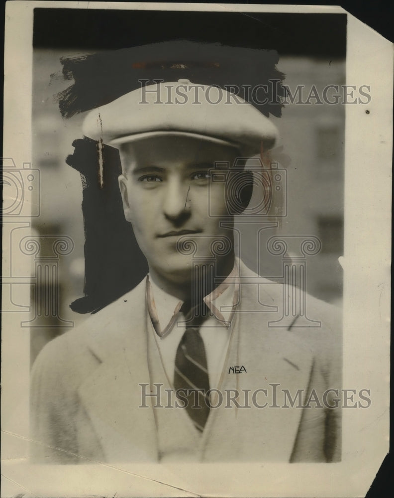 1927 Press Photo Herbert W. Maxson Balloon Manager - neo23324
