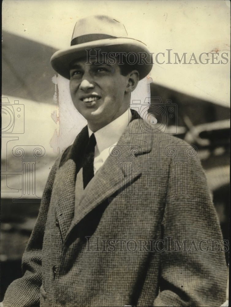 1923 Press Photo Commander Juan eguis Chief of Peruvian Air Services - neo23372