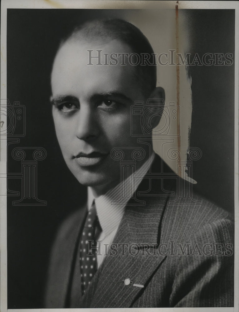 1937 Press Photo Alfred Carpenter, Pres of Catholic Workers Union of Canada