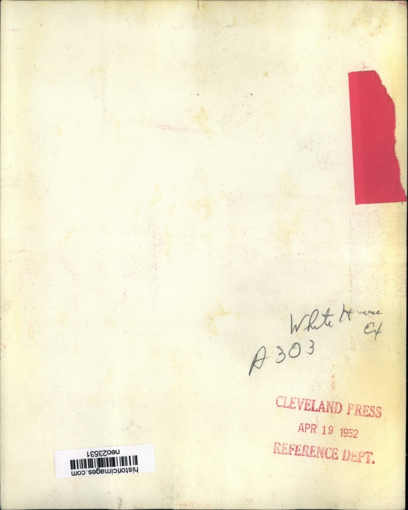 1952 Press Photo The White House - neo23531