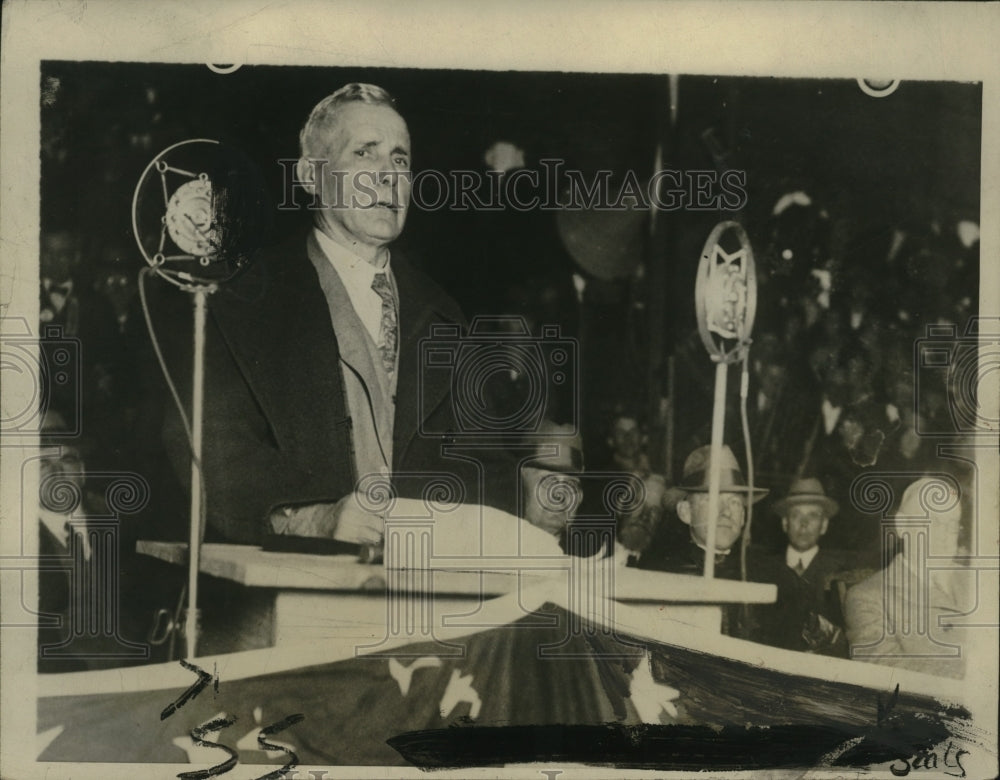 1927 Press Photo Jim Reed, Endorsed at State Fair for President. - neo23537