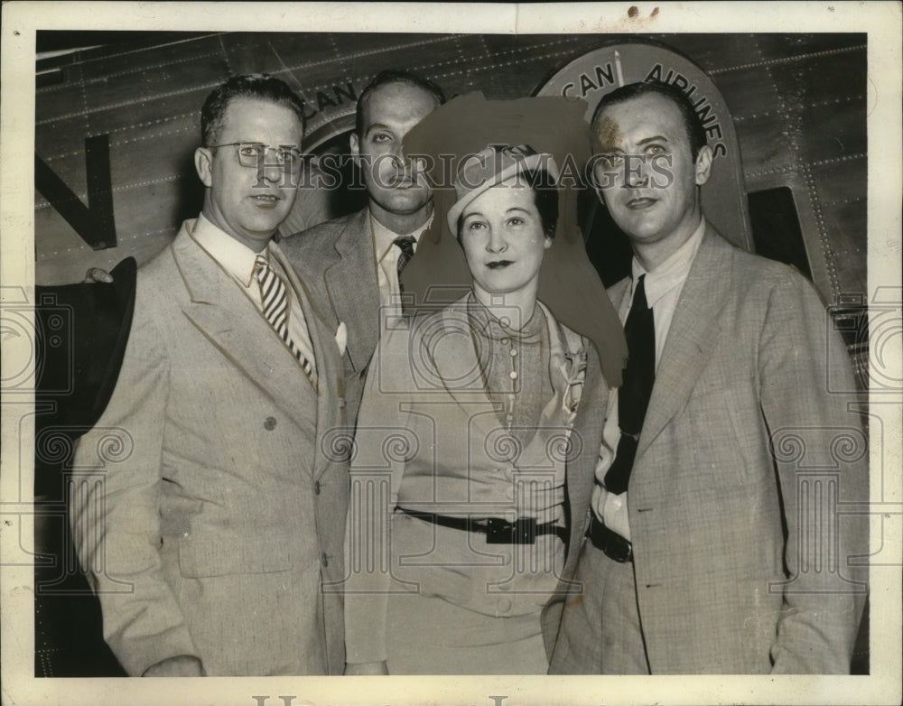 1937 Press Photo Young Democrats of America John Baily, Paul Williams