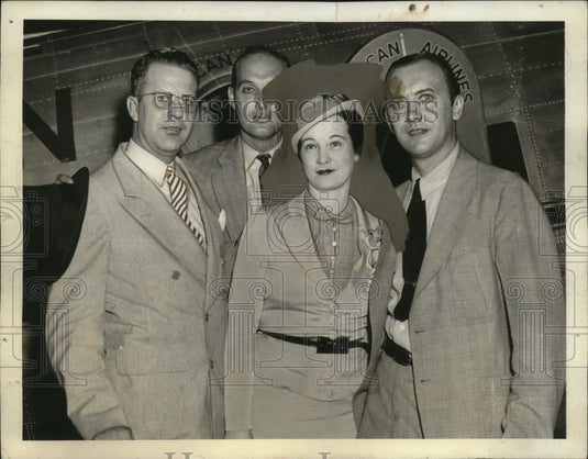 1937 Press Photo Young Democrats of America John Baily, Paul Williams