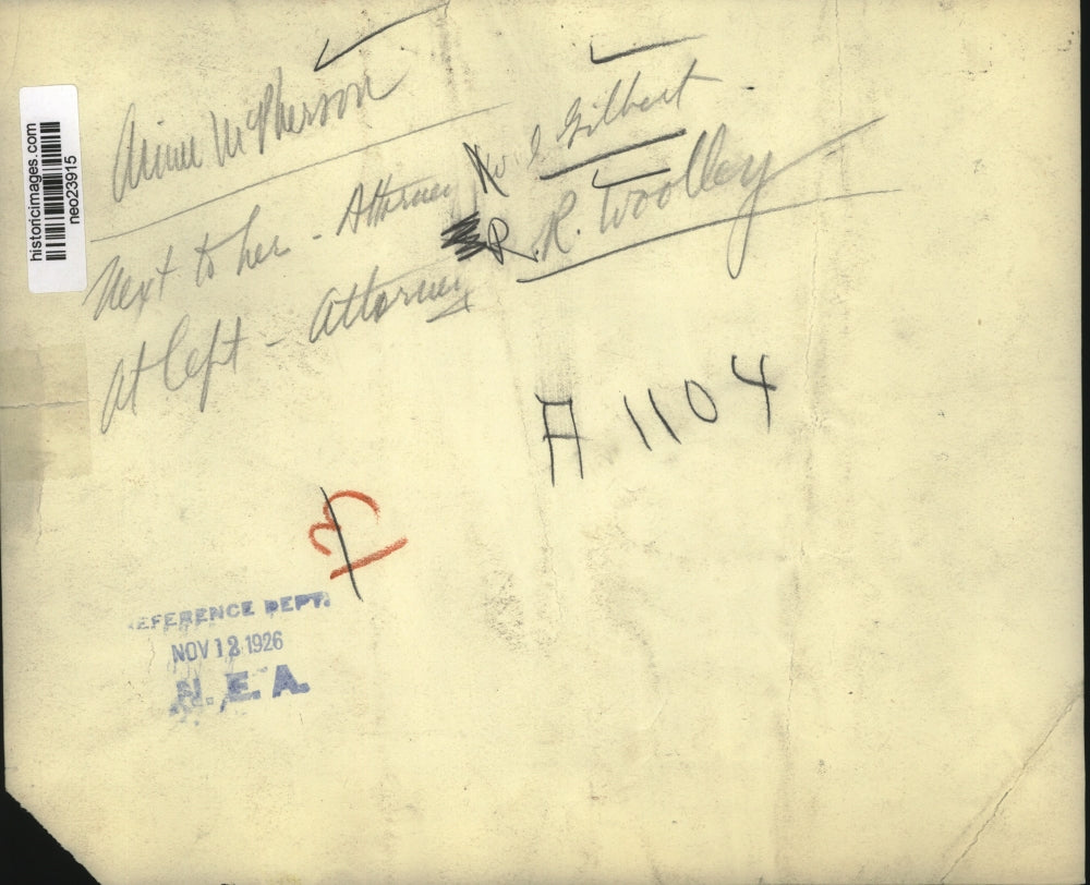 1926 Press Photo Arnie Witherson, Atty Gilbert & R. Woodley - neo23915