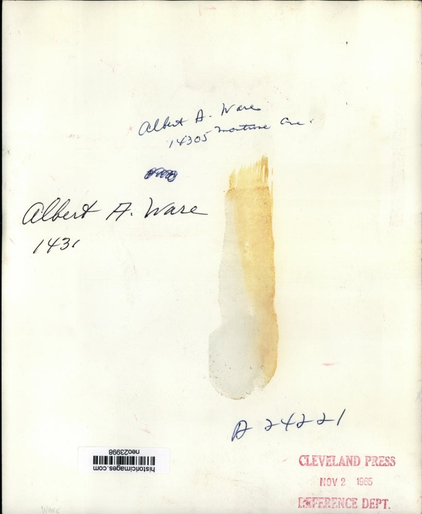 1965 Press Photo Albert A> Ware - neo23998