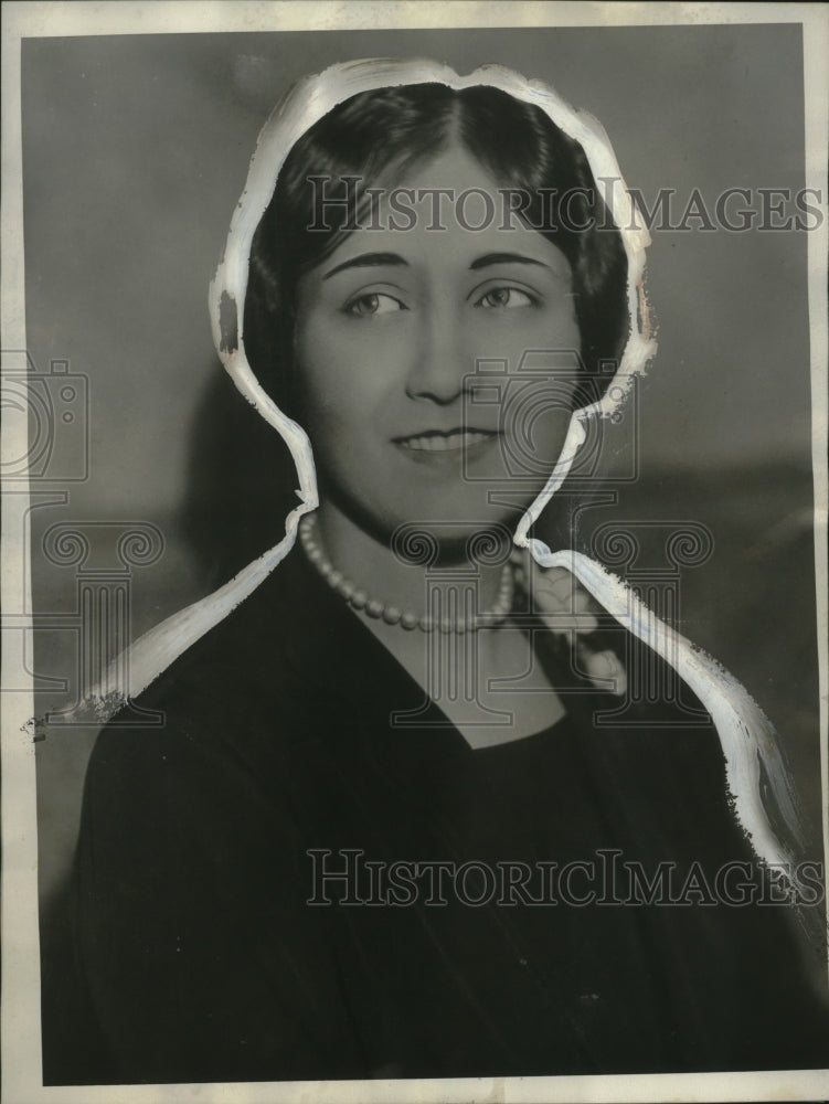 1928 Press Photo Mildred Siebert Barton of NBC Radio Chicago Reception