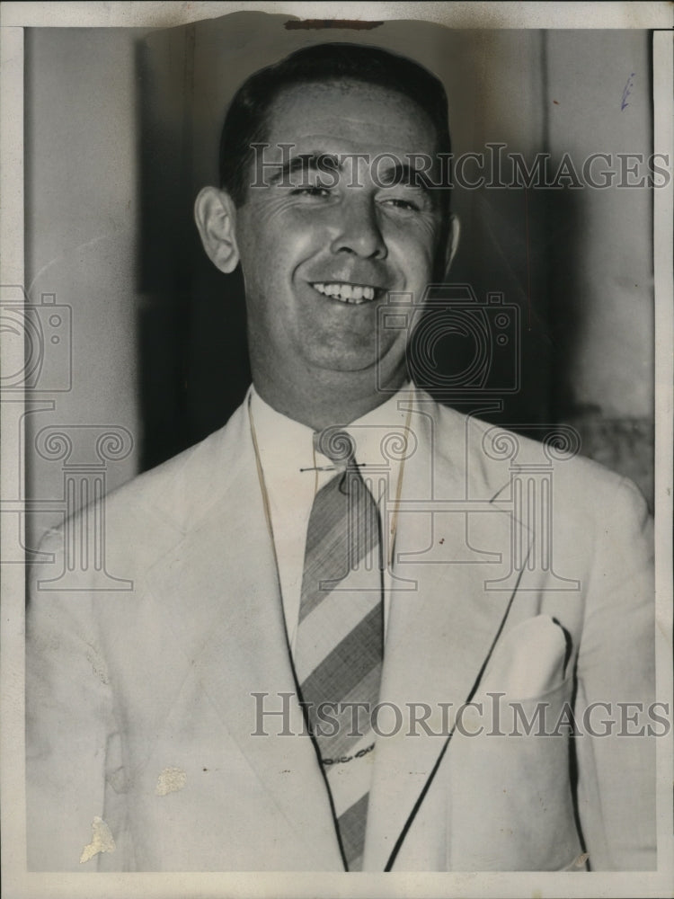1938 Press Photo Donald Wakefield Smith at the White House - neo24336