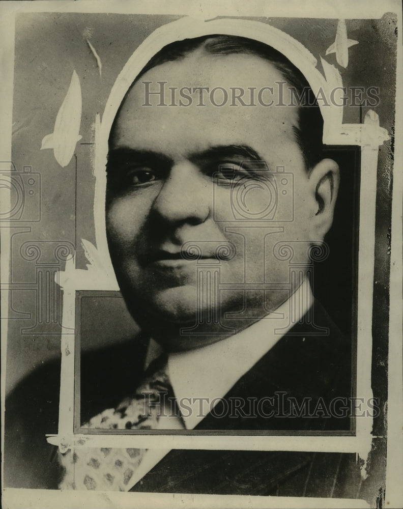 1922 Press Photo Joseph Simenini Philadelphia chef shot by Mrs Mary Cochett