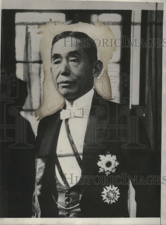1931 Press Photo Mr Kenkichi Yoshizawa Japanese diplomat - neo24477