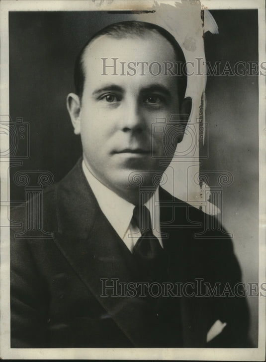 1931 Press Photo Rev Blake Smith Baptist Minister president of Hardin College