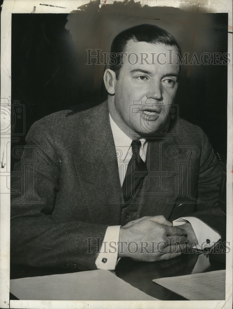 1942 Press Photo Phillip B Reed Chief of War production Board in DC - neo24574