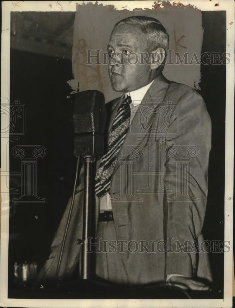 1937 Press Photo Donaldson Brown chair of finance committee of GM Corp