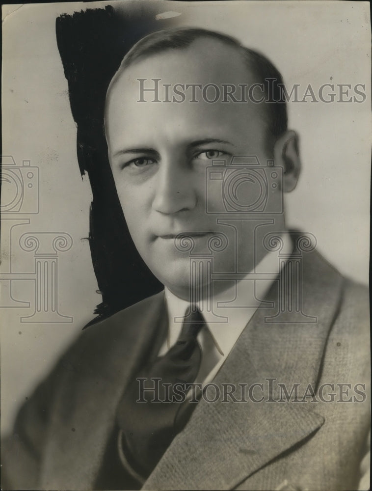 1931 Press Photo Chris Lariths Christensen Sec. Federal Farm Board of Washington