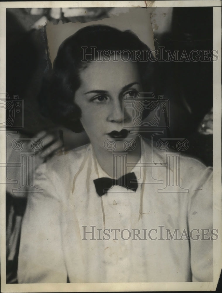 1938 Press Photo Phylls Drudy dancer had Pluerisy & broken Back - neo24714