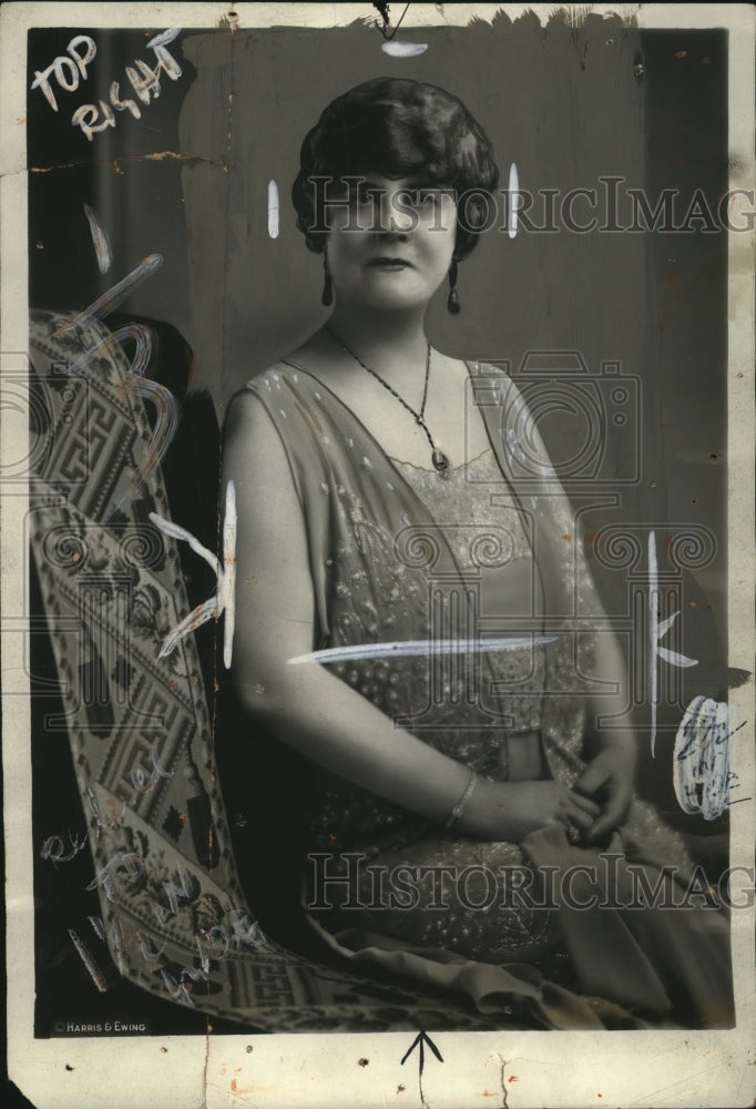 1928 Press Photo Mrs. Dolly Gann of D.C. is Sen. Charles Curtist Sister and Aid