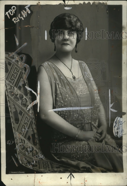 1928 Press Photo Mrs. Dolly Gann of D.C. is Sen. Charles Curtist Sister and Aid