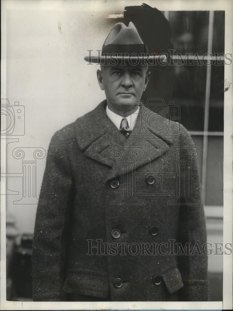 1926 Press Photo P.L. Walker, Panama Canal Zone Governor Leaving White House