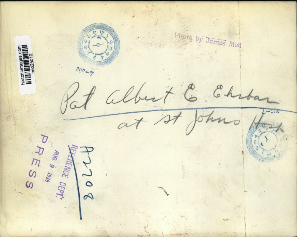 1939 Press Photo Pat Albert Chiban at St John's Hospital - neo25019