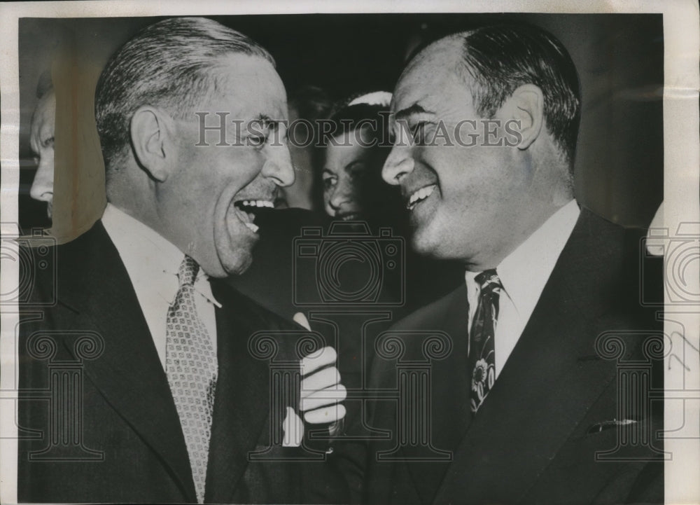 1952 Press Photo Atty Gen. James McGranery with predecessor J. Howard McGrath
