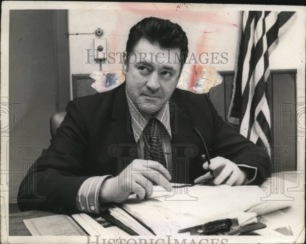 1971 Press Photo Michael Coffey Lake County Ohio Commissioner - neo25256- Historic Images