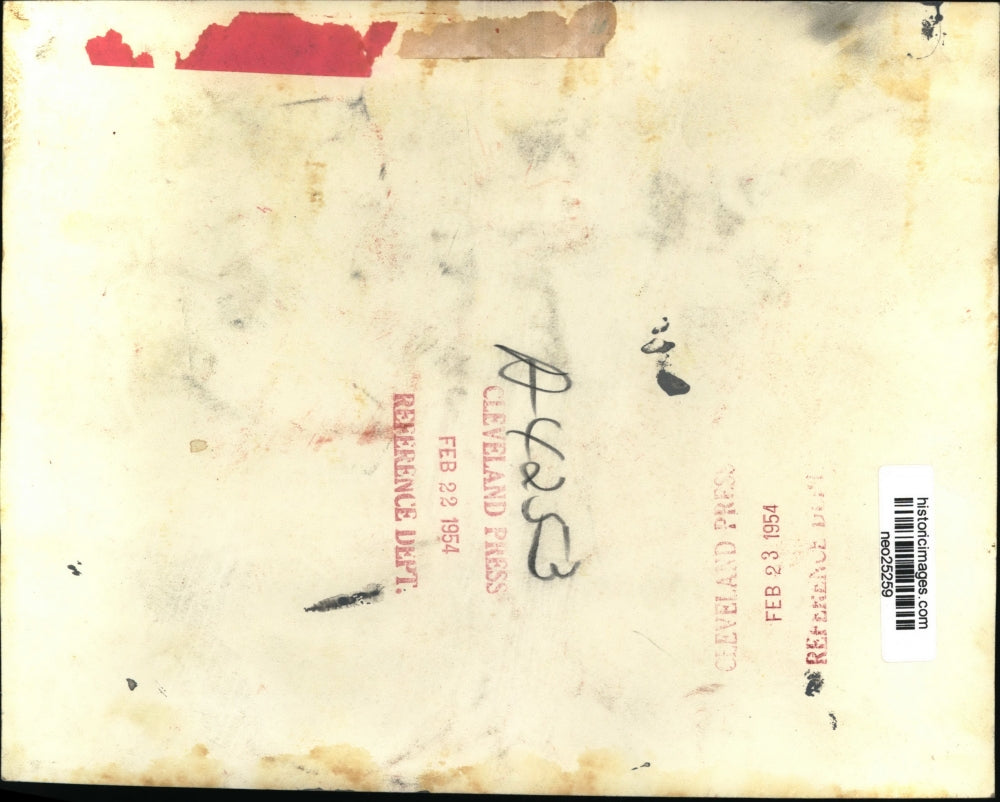 1954 Press Photo Ex Army Major Irving Press & atty Sam Faulkner at Senate