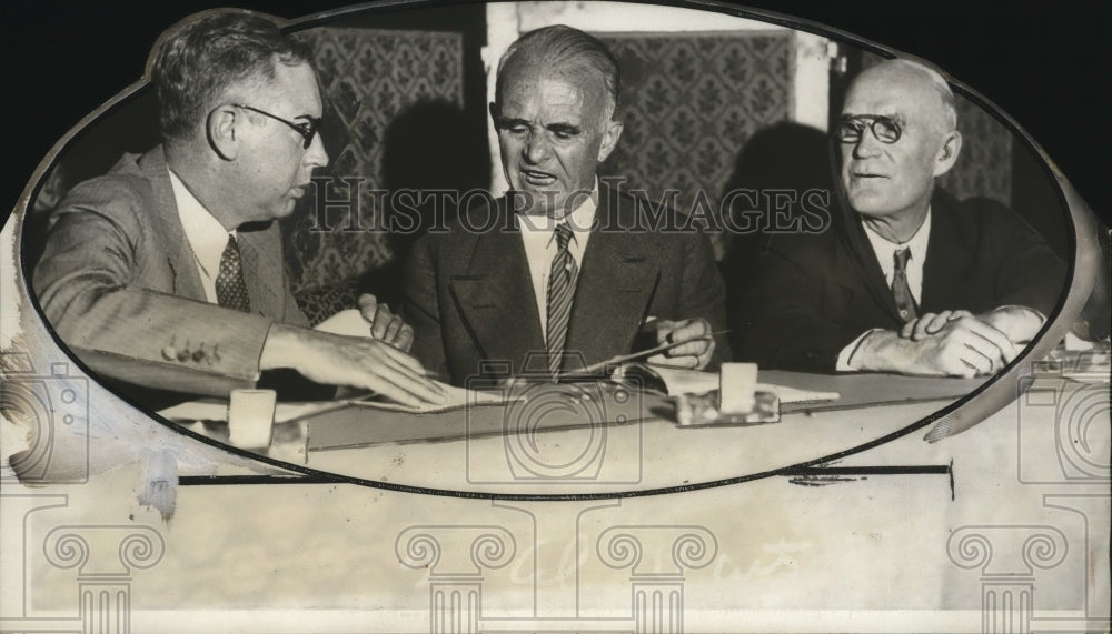1932 Press Photo Republican Executive Committee Meeting in Chicago, Illinois