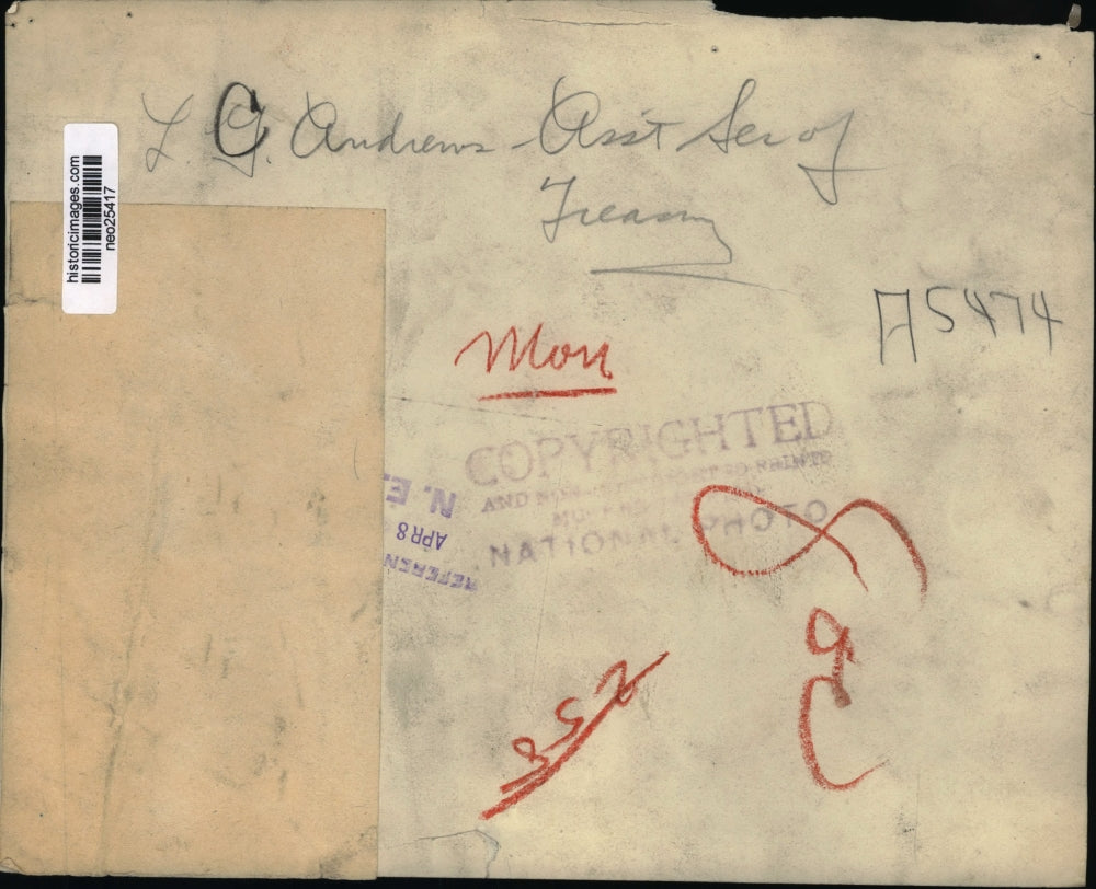 1901 Press Photo L.C.Andrews, Assistant Secretary of Treasury - neo25417