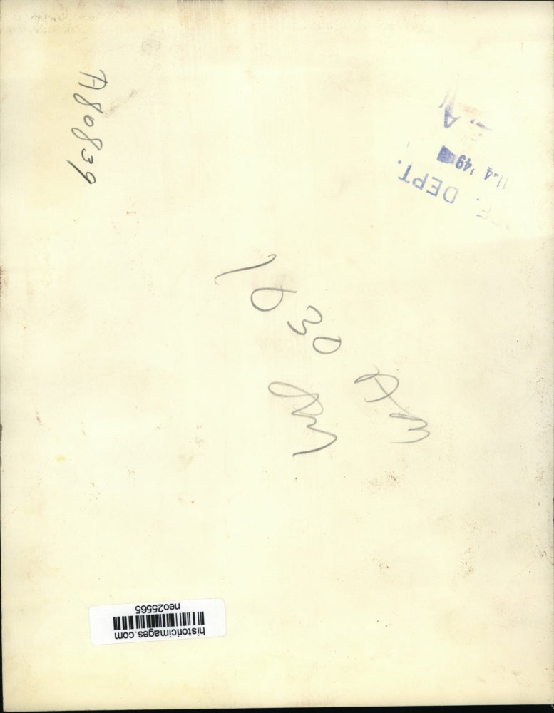 1949 Press Photo Sheriff's Dep. O.Z. Alford to undergo Slug removal operation