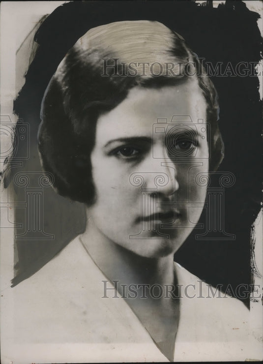 1933 Press Photo Prince Wilhelm of Prussia engaged to Dorothea von Salviati