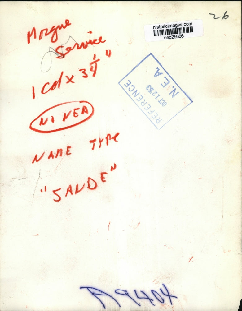 1953 Press Photo Jockey Earl Sande at Belmont Park, New York - neo25666